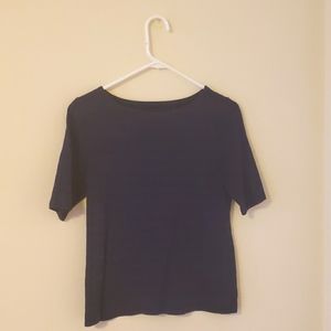 Charter Club, Medium, Navy Blue top